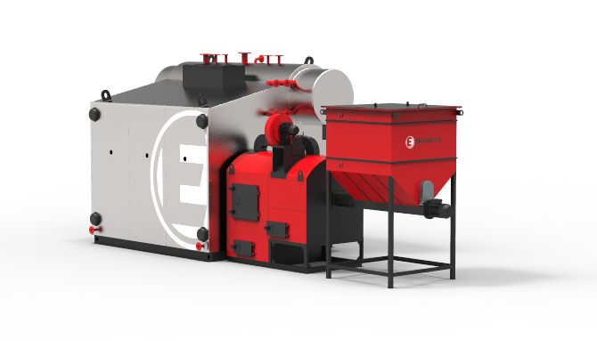 Boilers series E on alternative types of fuel