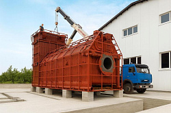 MKZ Energetik LLC manufactured and shipped a KV-GM-30-150(E) hot water boiler with a thermal capacity of 30 Gcal/hour